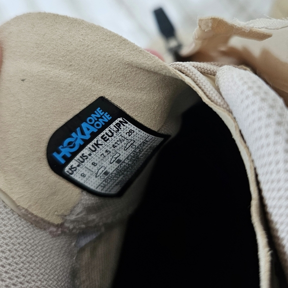 NWOT | HOKA ONE ONE Project Clifton Zip-Up Sneakers in 'Shifting Sand Dune' - Picture 10 of 10